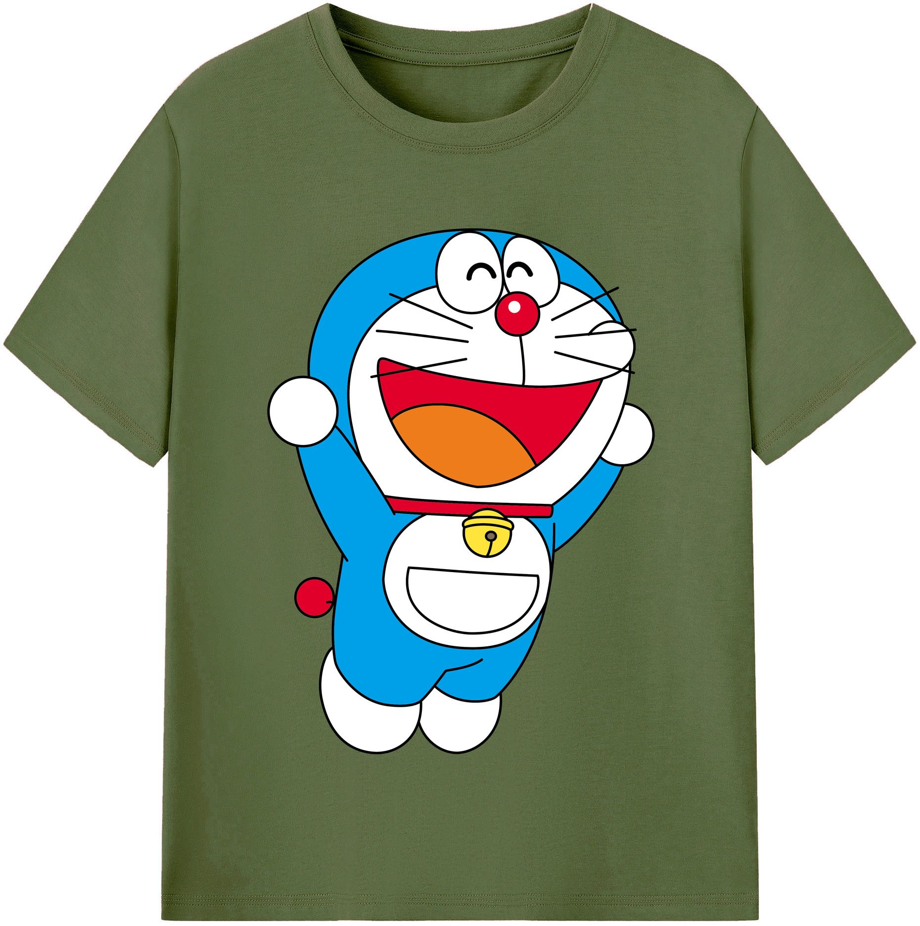 （画像用） ドラえもん Doraemon 綿100％半袖Tシャツ（フロントプリント）